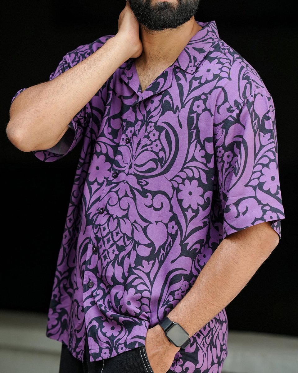 Purple Aztec - Men Shirt | Mydesignation