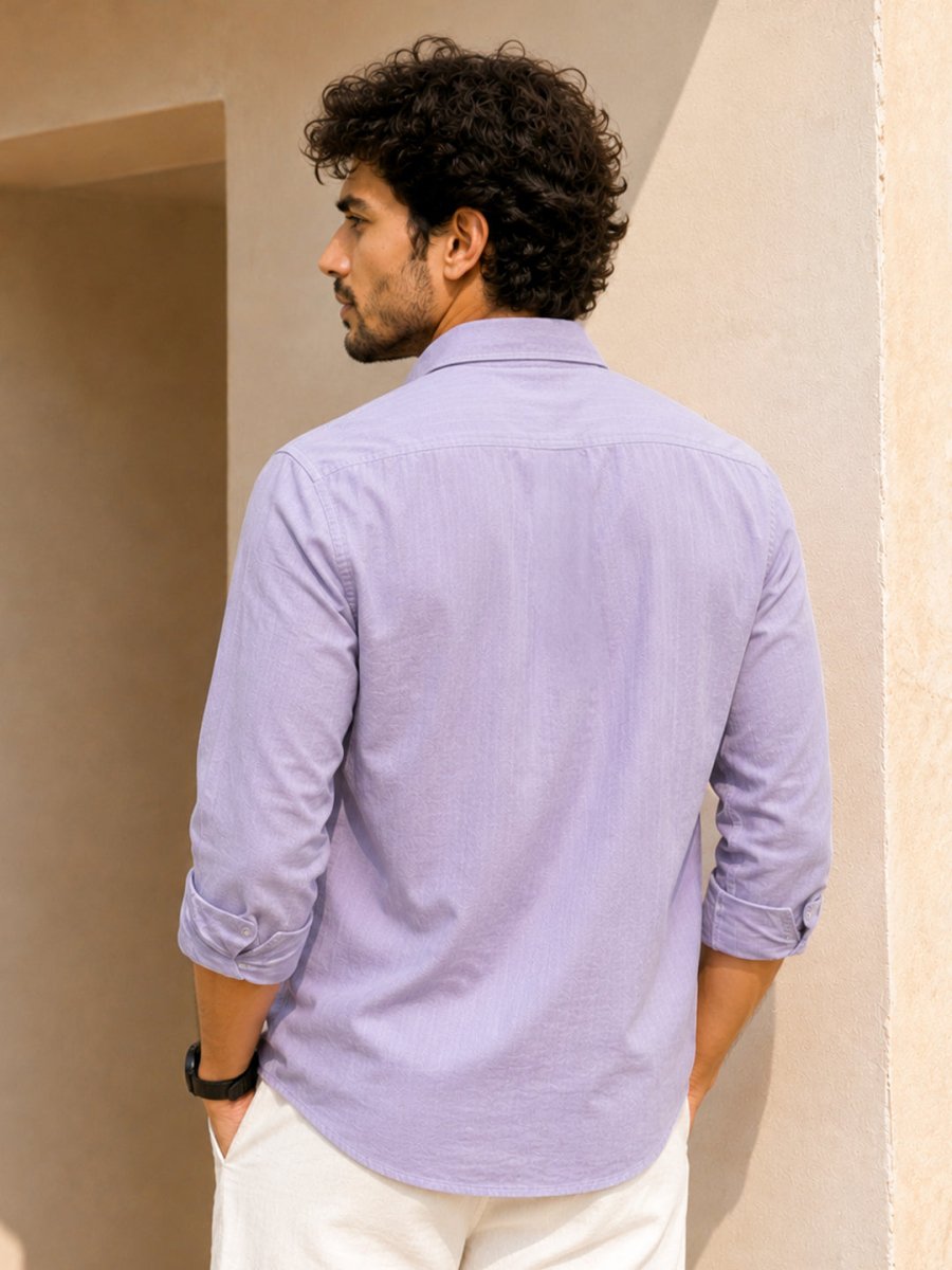 Purple Cotton Shirt - Shirt | MyDesignation