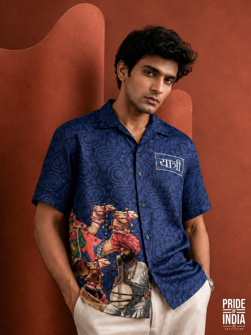 Rajasthan Desert Trail Embroidered - Shirt | MyDesignation