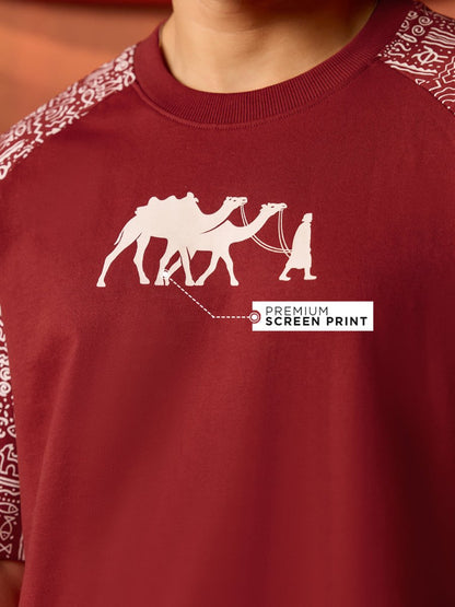 Rajasthani Folk - Oversized T-shirt | Mydesignation