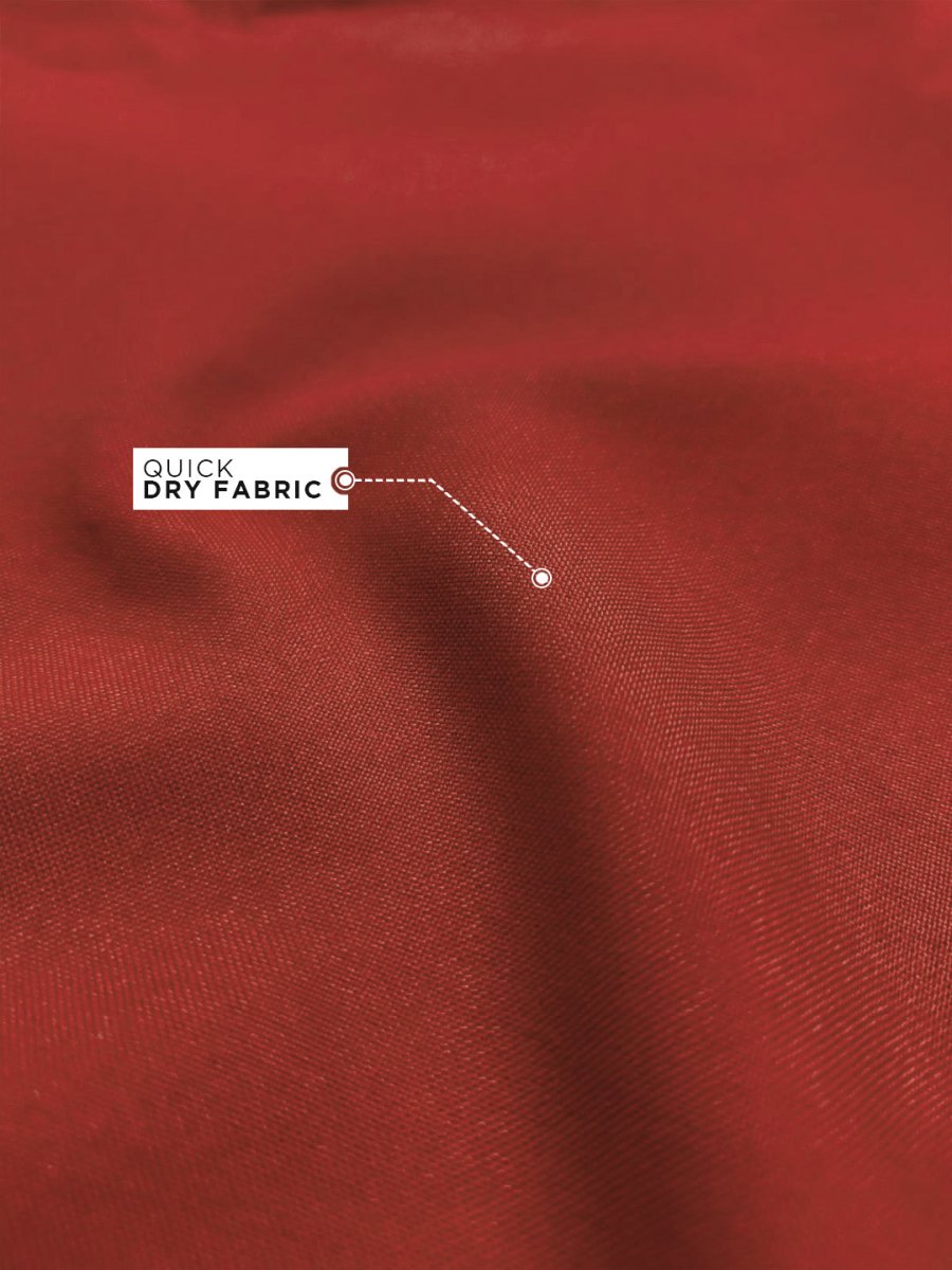 Red Leaf Embroidered Shirt | Summer Collection - Shirt | Mydesignation