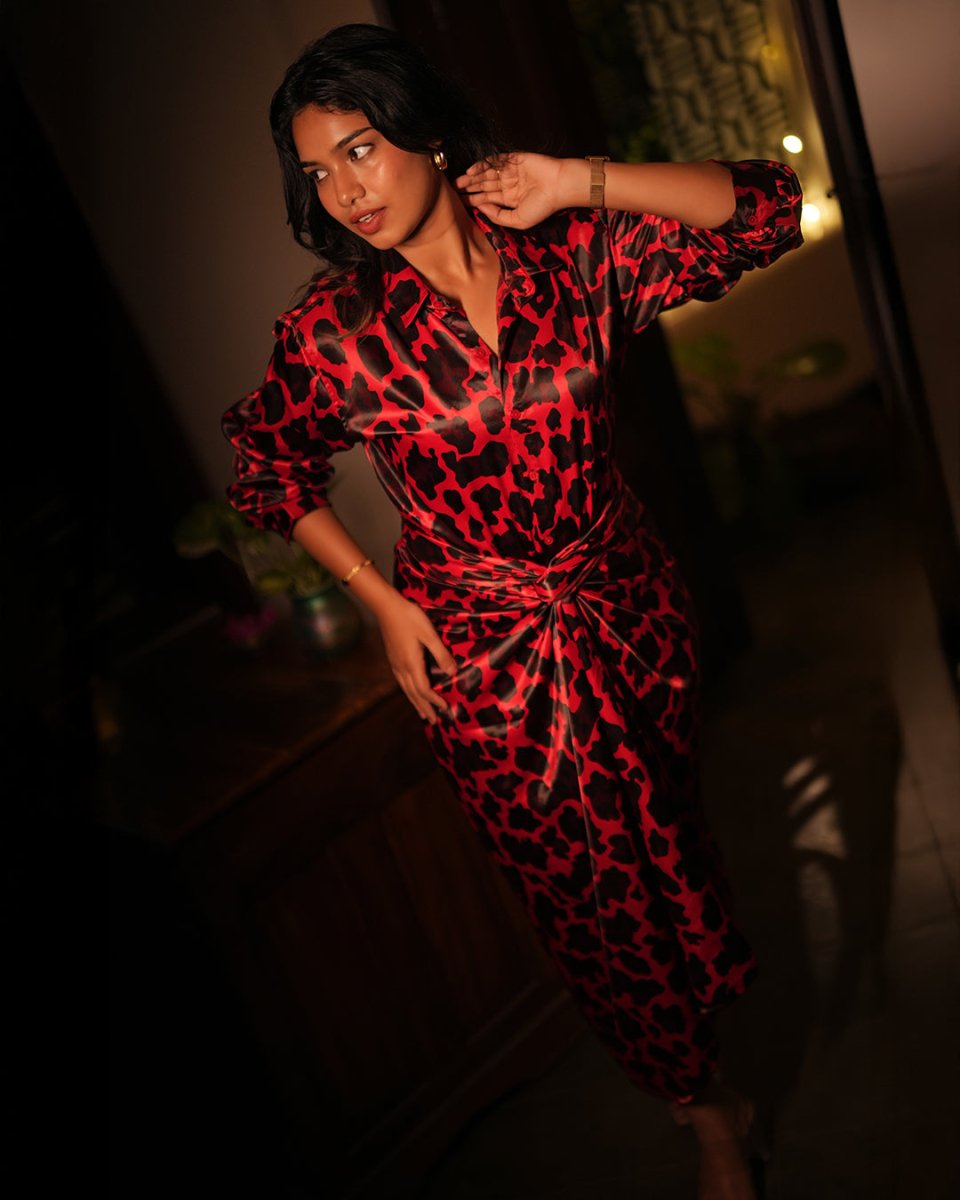 Red Leopard Shirt &amp; Skirt Set - Combo Pack | Mydesignation