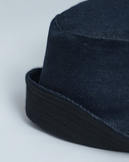 Reverse Denim Bucket Hat - | Mydesignation