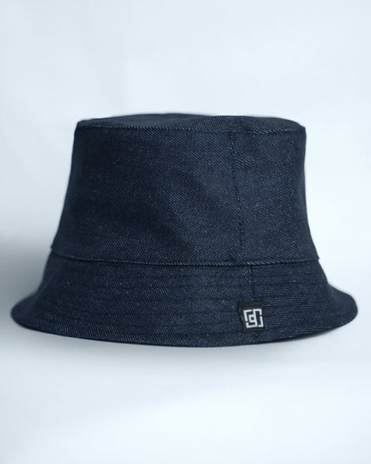 Reverse Denim Bucket Hat - | Mydesignation