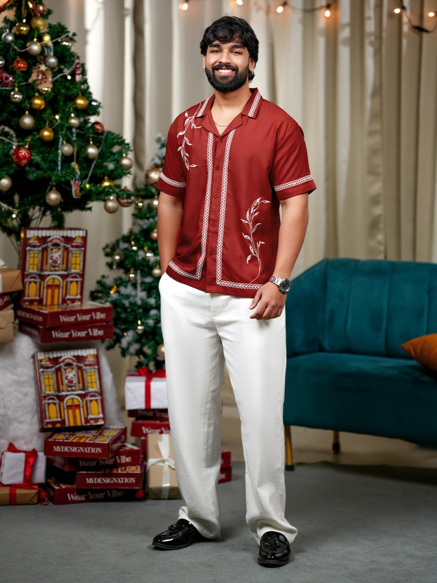 Royal Embroidered Shirt - Men Shirt | Mydesignation