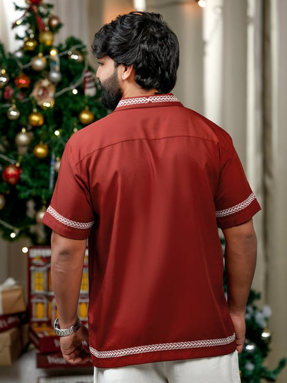 Royal Embroidered Shirt - Men Shirt | Mydesignation