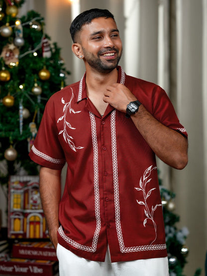 Royal Embroidered Shirt - Men Shirt | Mydesignation