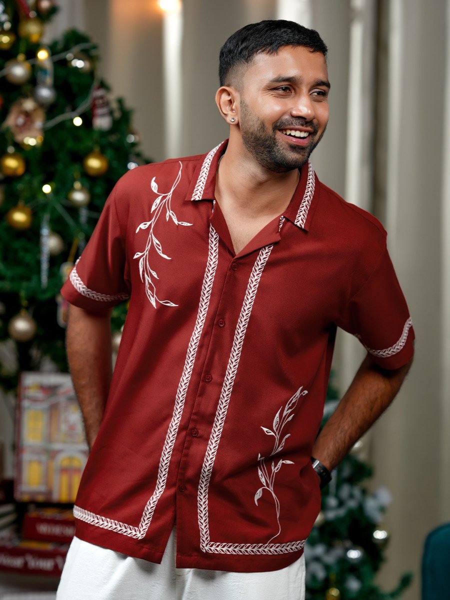 Royal Embroidered Shirt - Men Shirt | Mydesignation