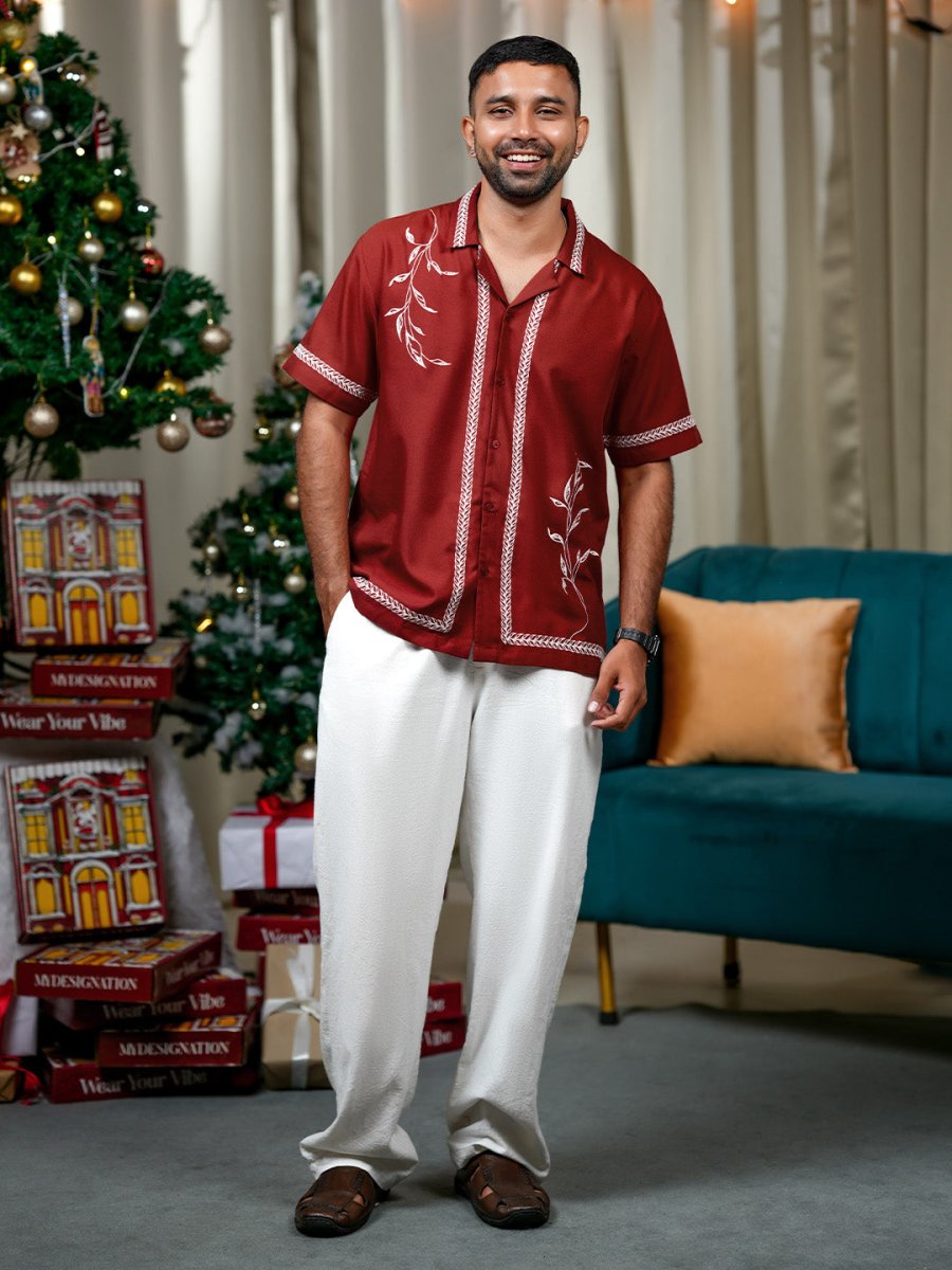 Royal Embroidered Shirt - Men Shirt | Mydesignation