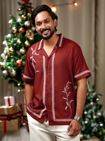 Royal Embroidered Shirt - Men Shirt | Mydesignation