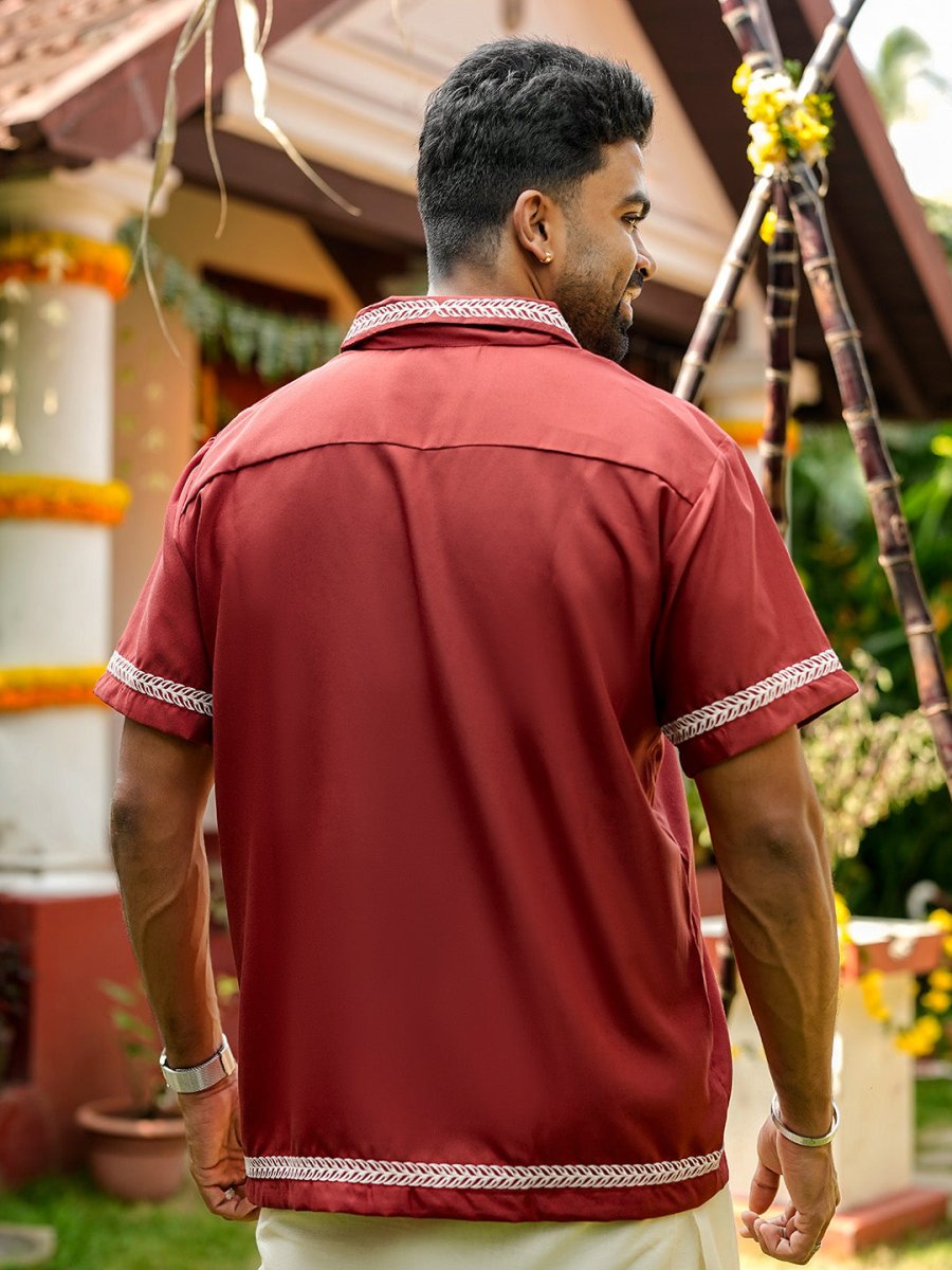 Royal Embroidered Shirt - Pongal Special | Mydesignation