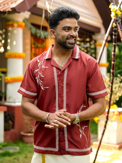 Royal Embroidered Shirt - Pongal Special | Mydesignation