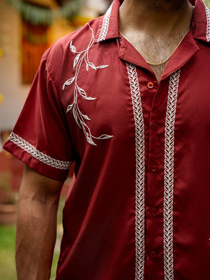 Royal Embroidered Shirt - Pongal Special | Mydesignation
