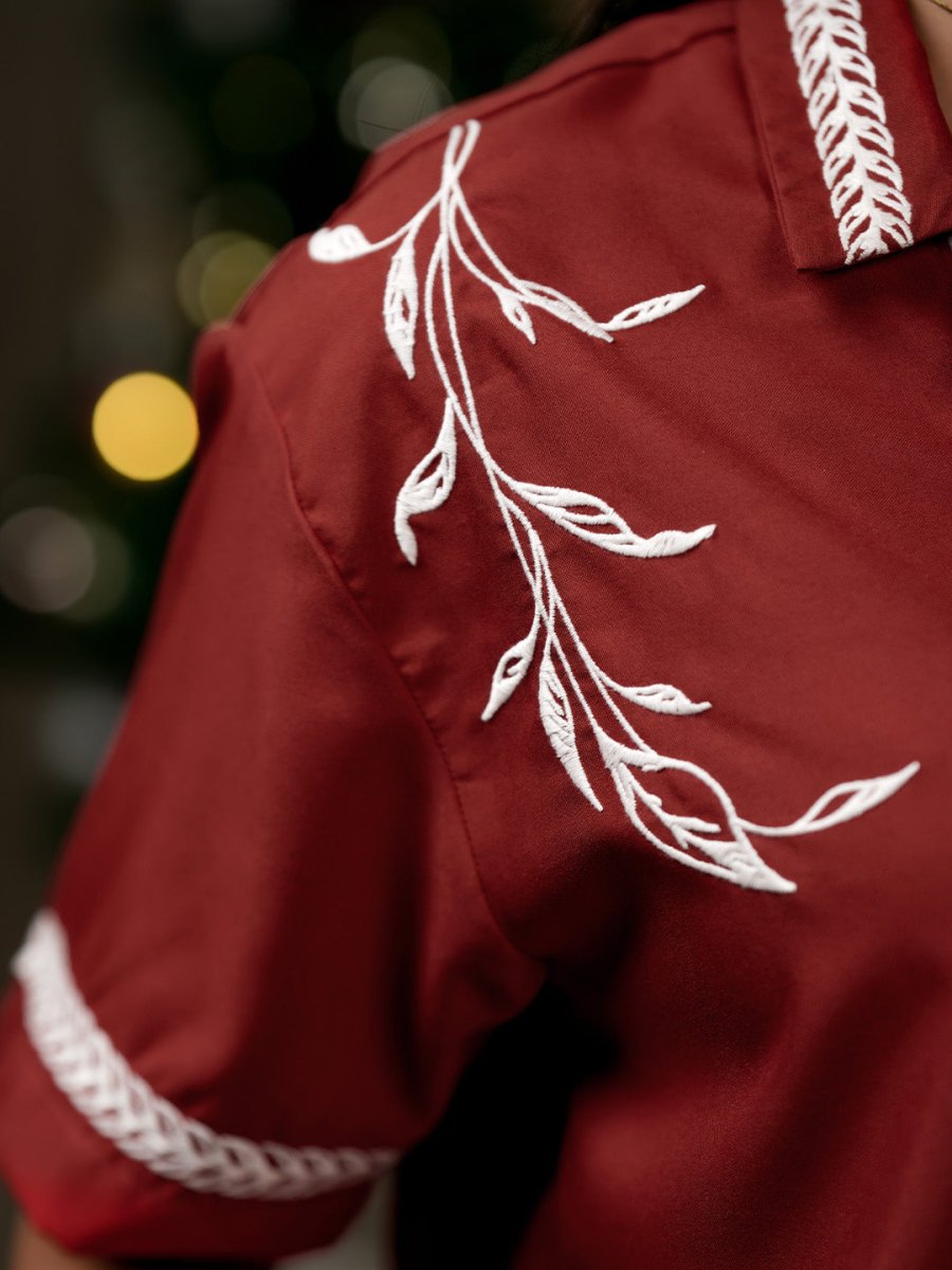 Royal Embroidered Shirt - Women Shirt | Mydesignation