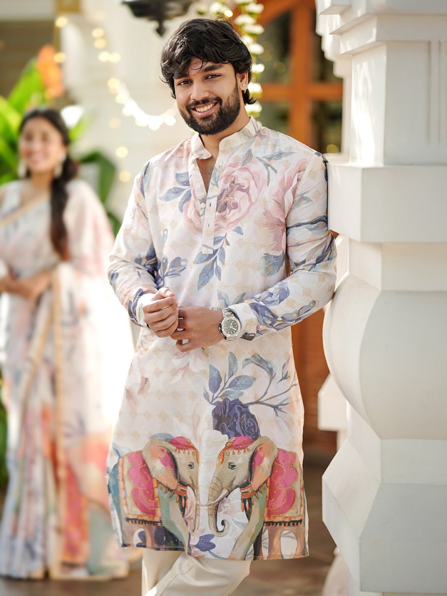 Royal Floral Kurta - Kurta | Mydesignation