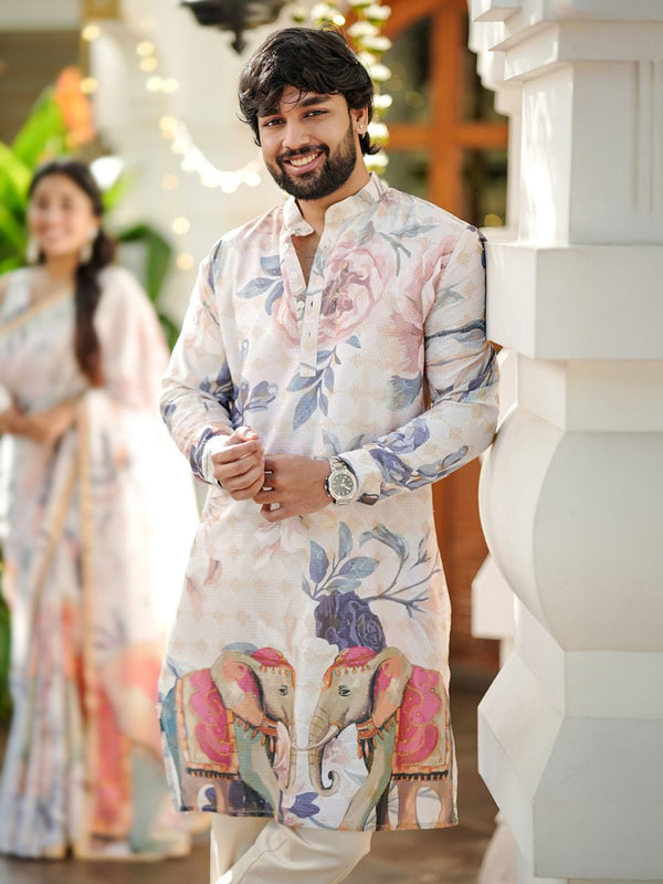 Royal Floral Kurta - Kurta | Mydesignation