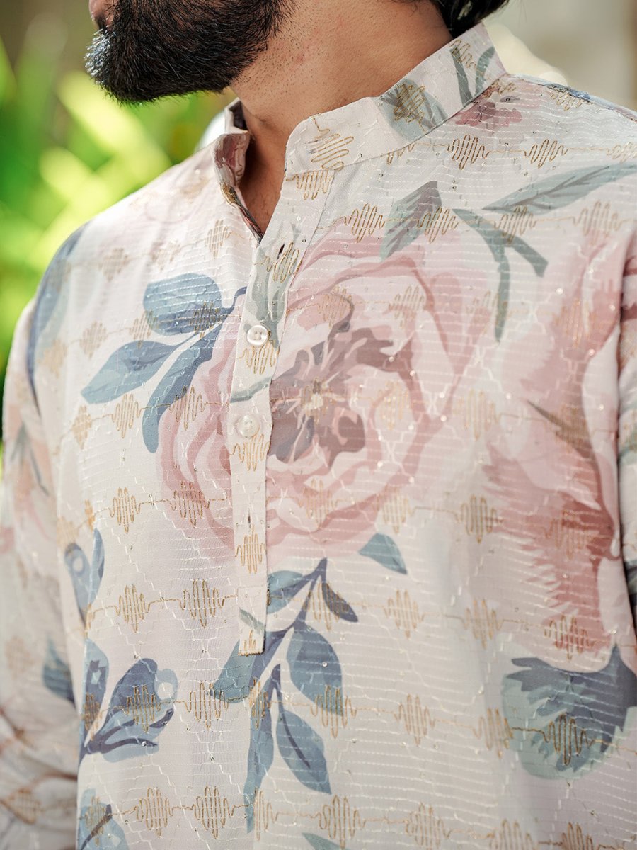 Royal Floral Kurta - Kurta | Mydesignation