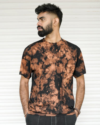 Rusty Brown - Men Tie - Dye T-shirt | Mydesignation