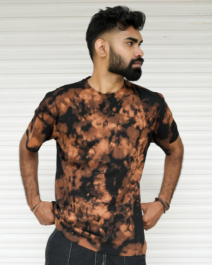 Rusty Brown - Men Tie - Dye T-shirt | Mydesignation