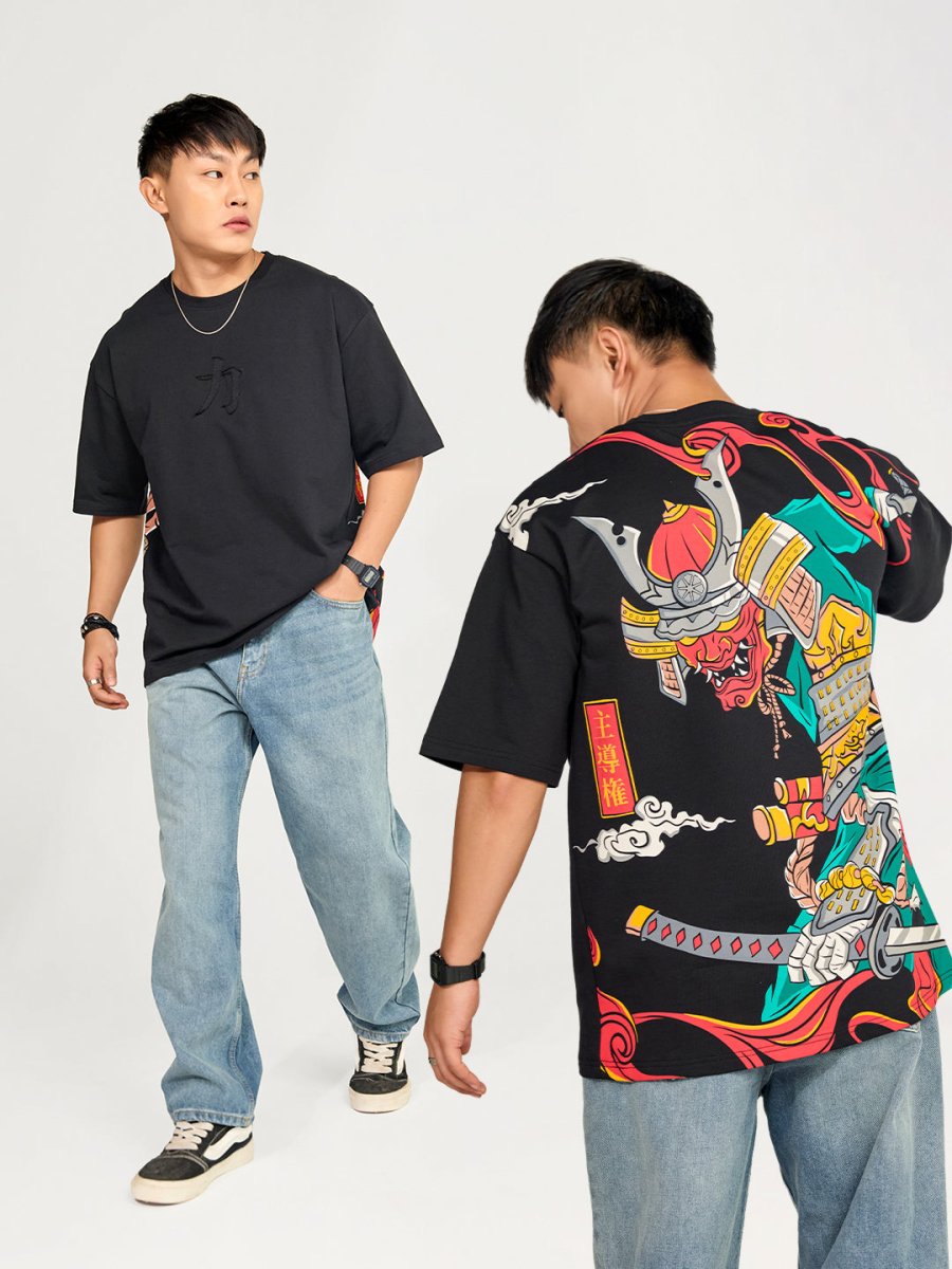 Samurai Oversized Tshirt | Premium Cotton | Mydesignation
