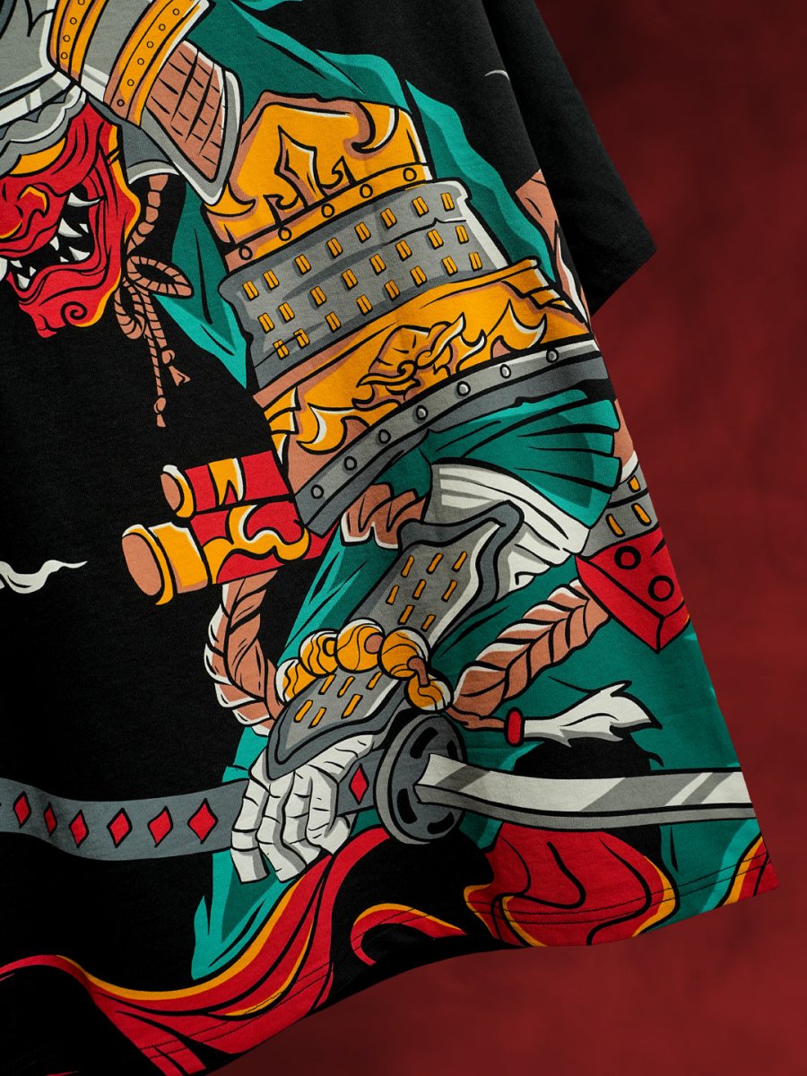 Samurai - Women Oversized T-shirt | Mydesignation