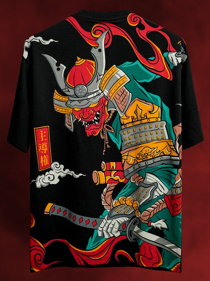 Samurai - Women Oversized T-shirt | Mydesignation
