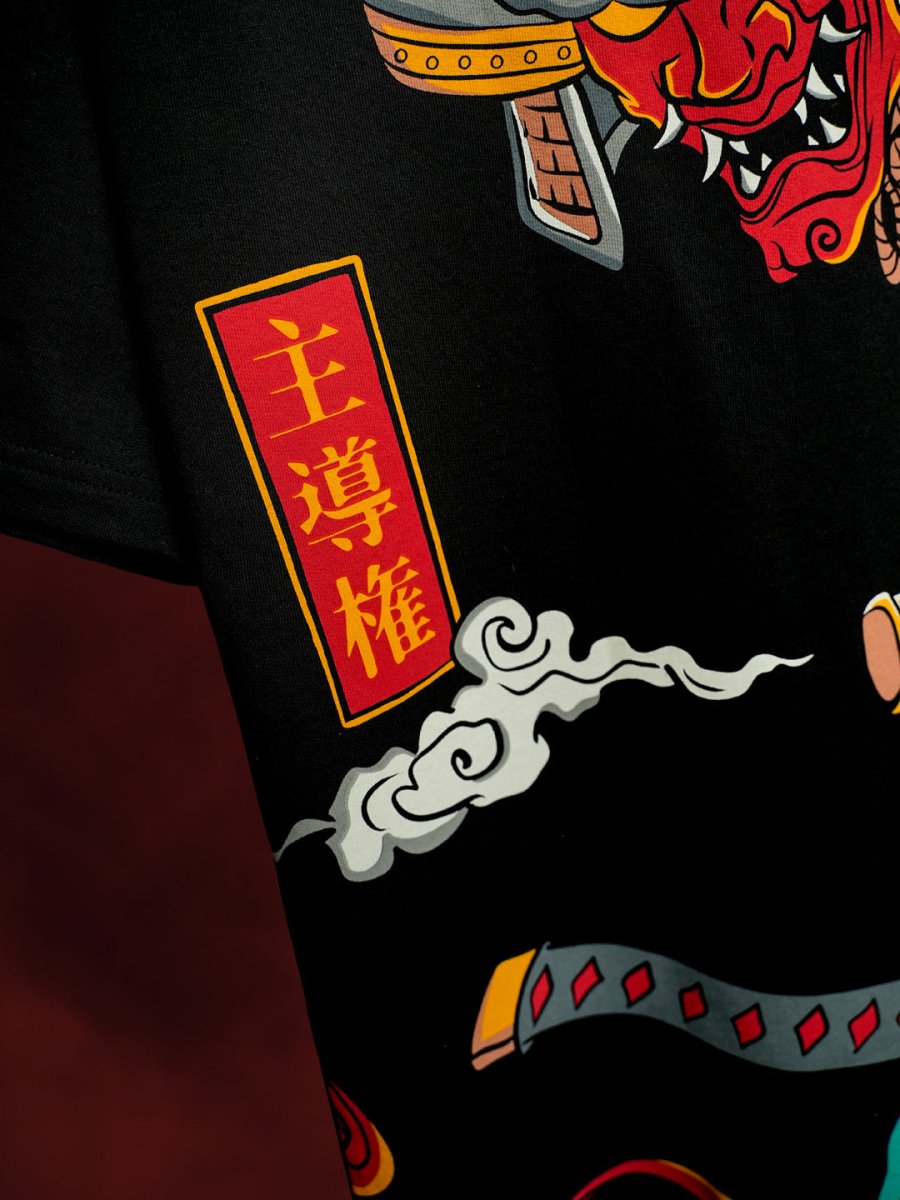 Samurai - Women Oversized T-shirt | Mydesignation