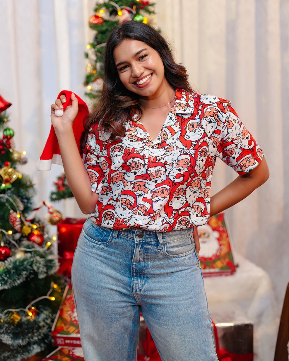 Santa Shirt | For Women - Women Shirt | Mydesignation