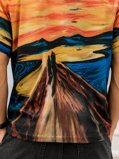 Scream Artistic Embroidered - Shirt | MyDesignation