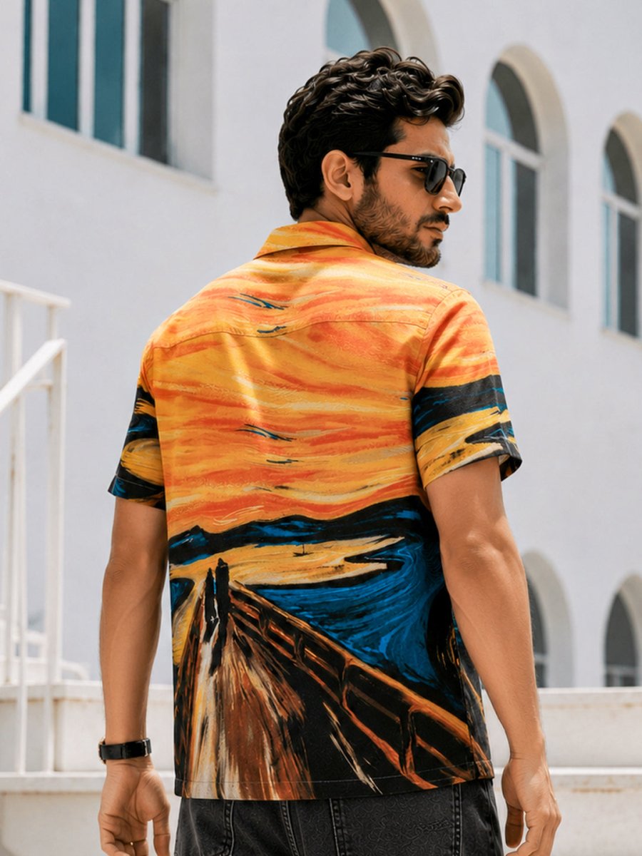 Scream Artistic Embroidered - Shirt | MyDesignation