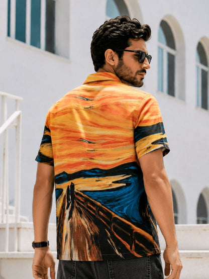 Scream Artistic Embroidered - Shirt | MyDesignation