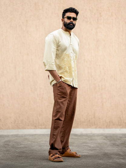 Simha Yali Embroidered Shirt - Shirt | Mydesignation