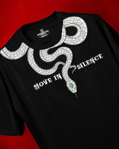 Snake Embroidered Oversized Tee - Women Oversized T-shirt | Mydesignation
