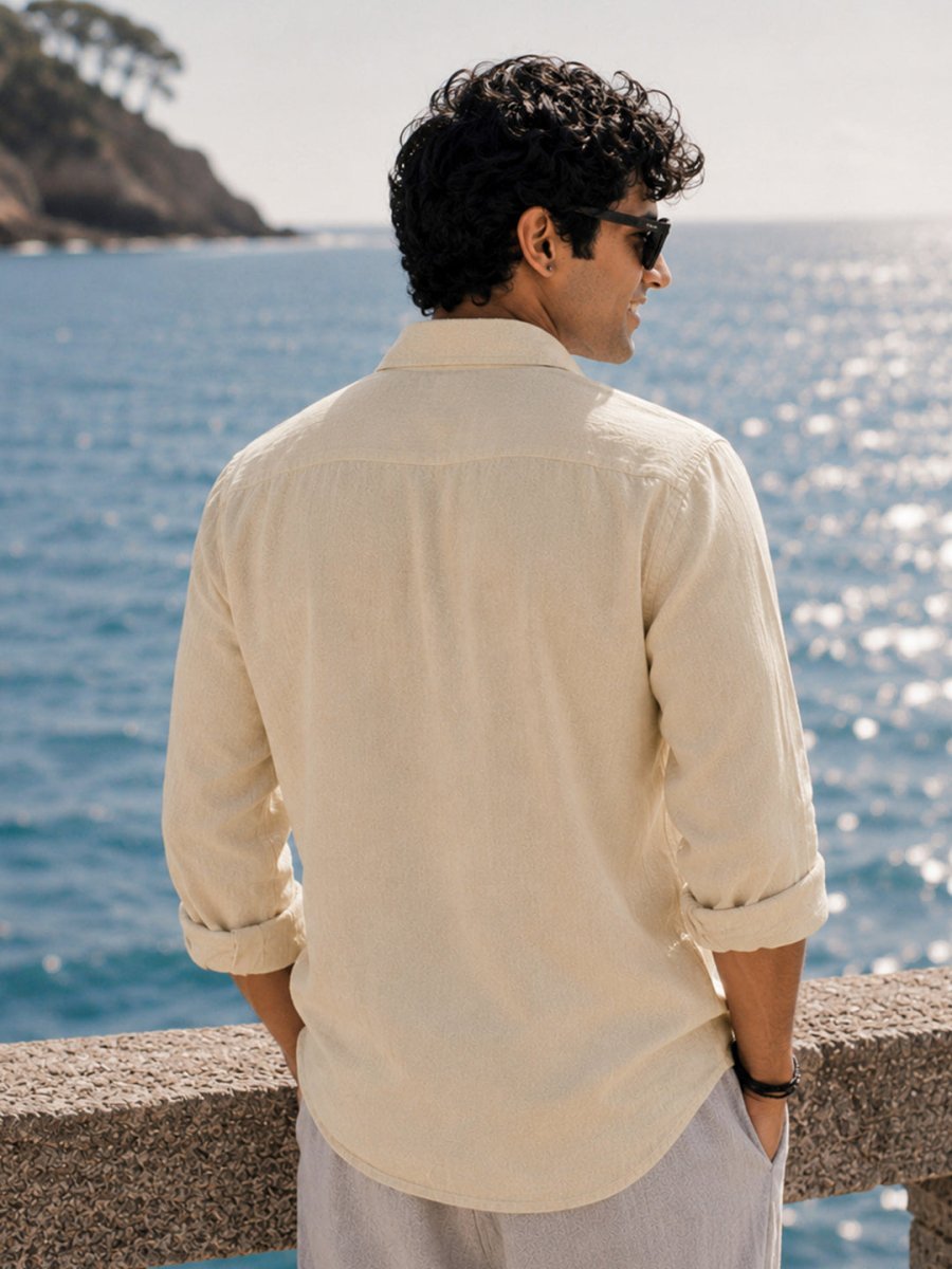 Soft Cream Linen Shirt - Shirt | MyDesignation