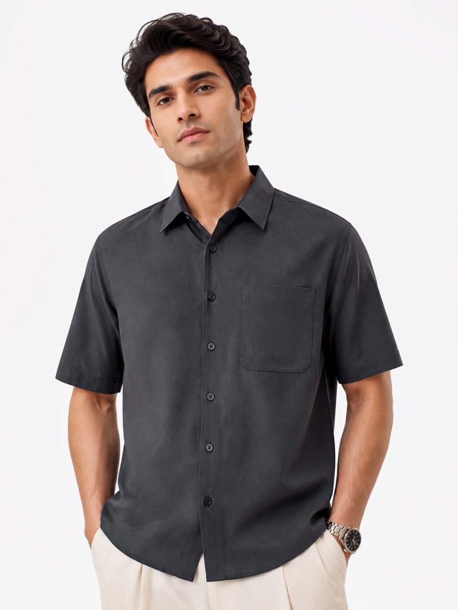 Stone Grey Bamboo Shirt - Shirt | MyDesignation