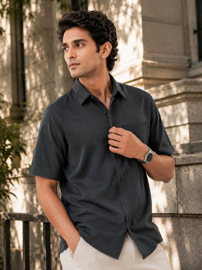 Stone Grey Bamboo Shirt - Shirt | MyDesignation