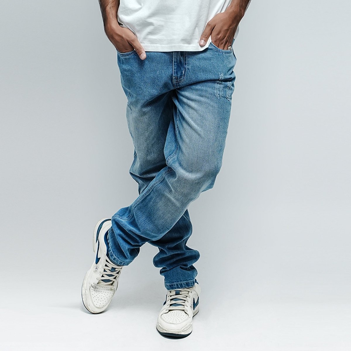 Straight Fit Jeans for Men: 100% Cotton | Mydesignation