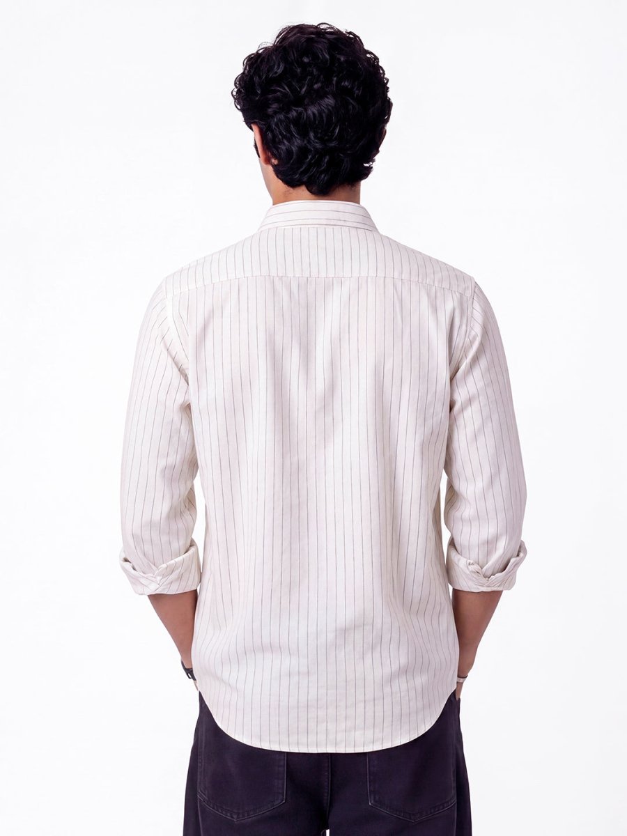 Striped: Classic White Shirt - Shirt | MyDesignation