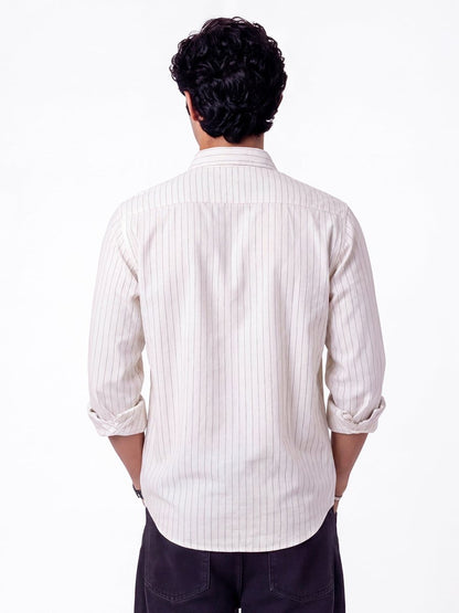 Striped: Classic White Shirt - Shirt | MyDesignation