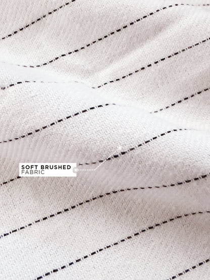 Striped: Classic White Shirt - Shirt | MyDesignation