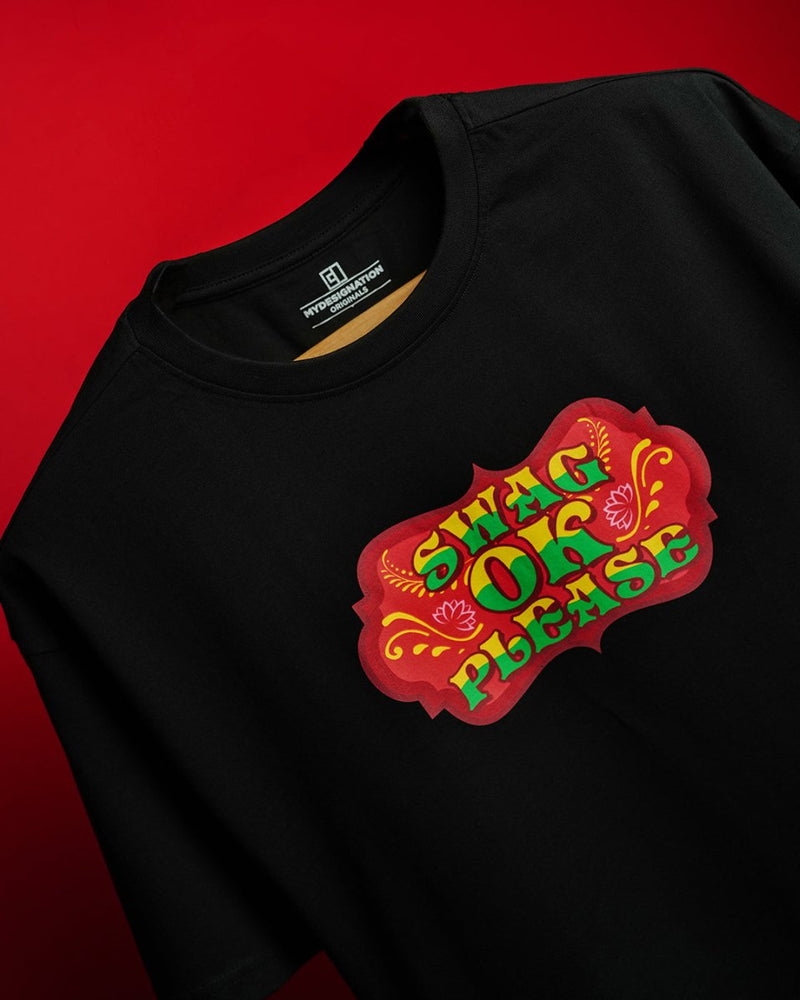 Swag - Men Oversized T-shirt | Mydesignation
