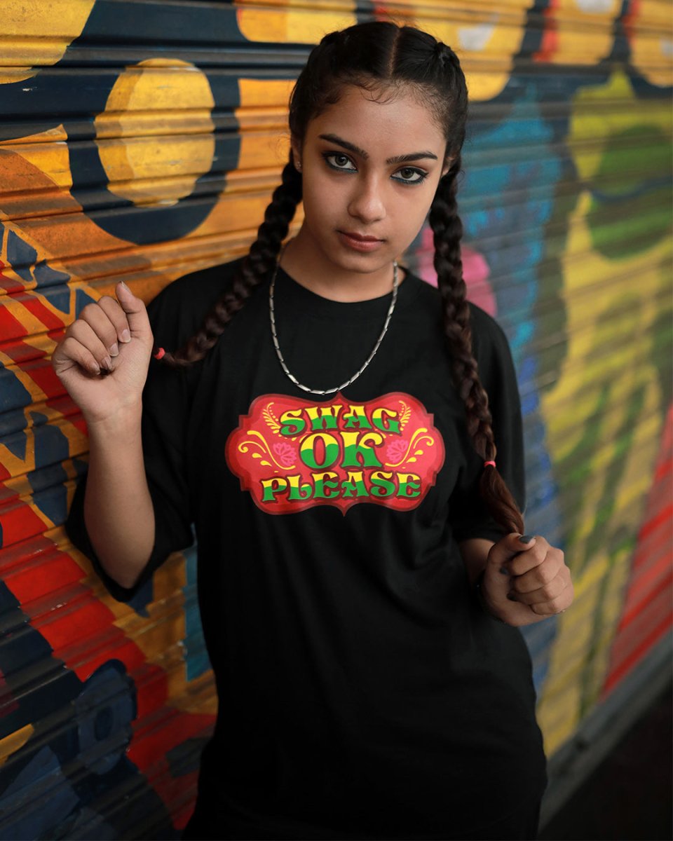 Swag - Women Oversized T-shirt | Mydesignation