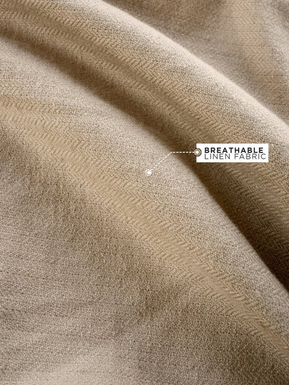 Tan Linen Pant - Pants | MyDesignation