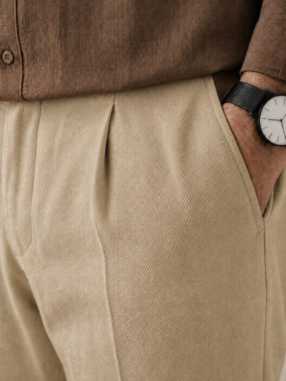 Tan Linen Pant - Pants | MyDesignation