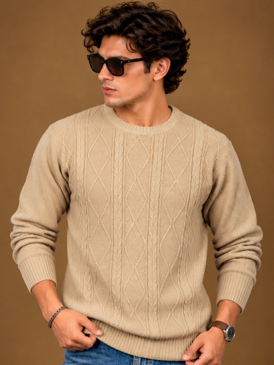 Tan Sweater - Sweater | MyDesignation