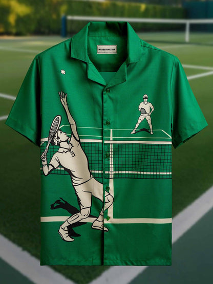 Tennis Embroidered Shirt - Sports Edition | Mydesignation