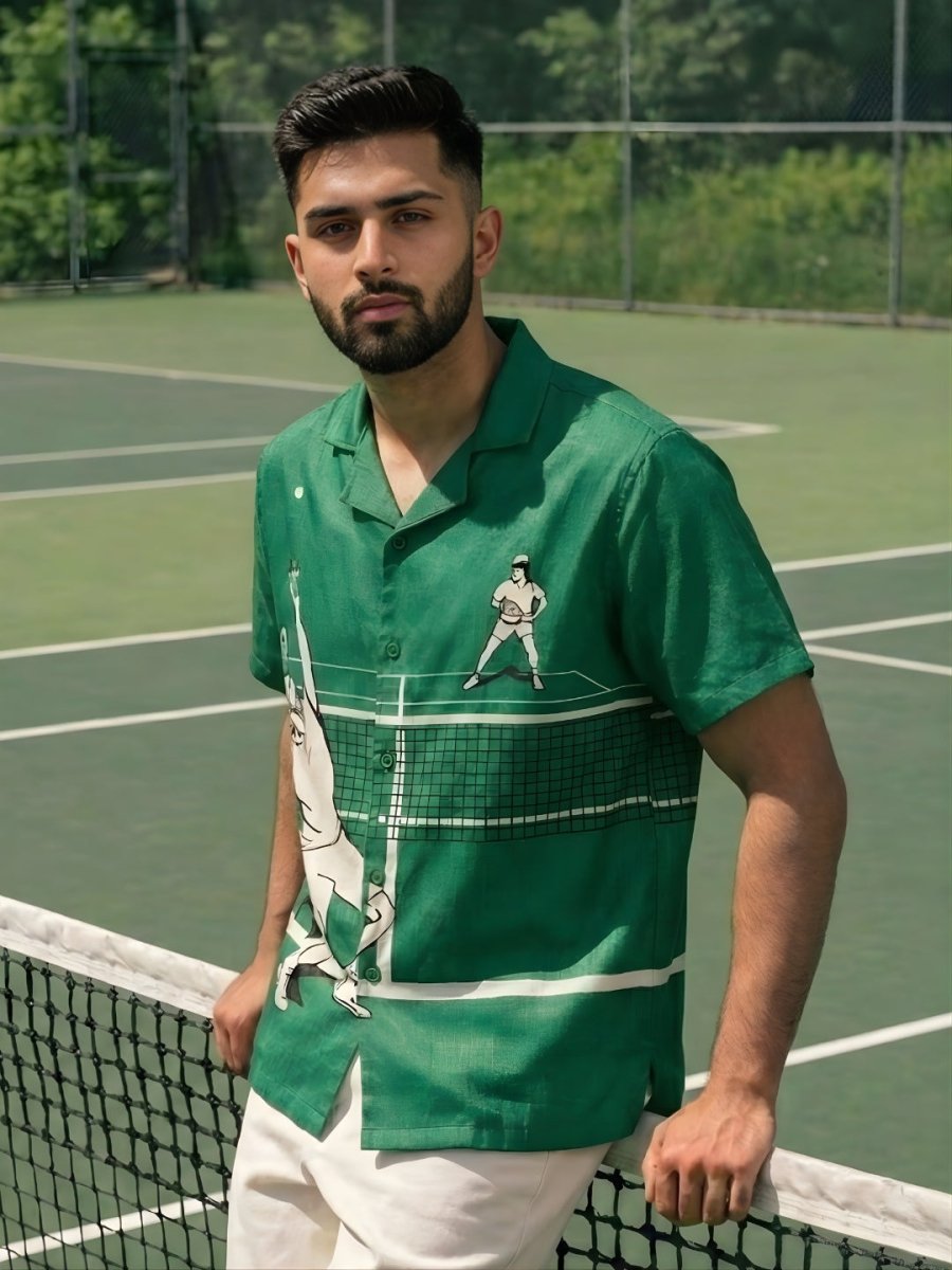 Tennis Embroidered Shirt - Sports Edition | Mydesignation