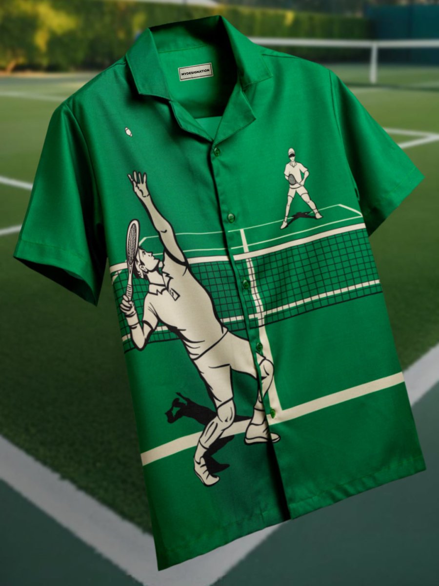 Tennis Embroidered Shirt - Sports Edition | Mydesignation