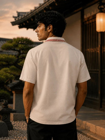 Theyyam Samurai Embroidered - Shirt | MyDesignation