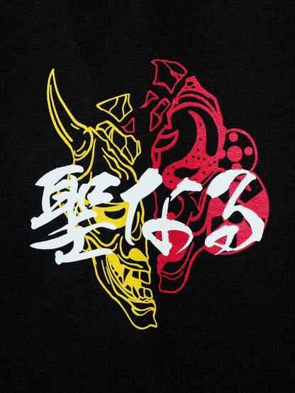 Theyyam Samurai - Oversized T-shirt | Mydesignation